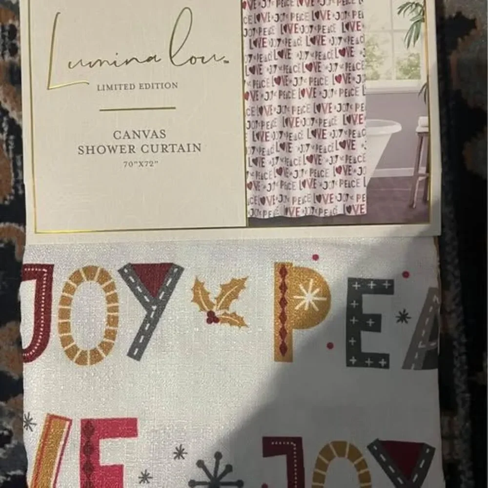 Christmas shower curtain. Nordstrom